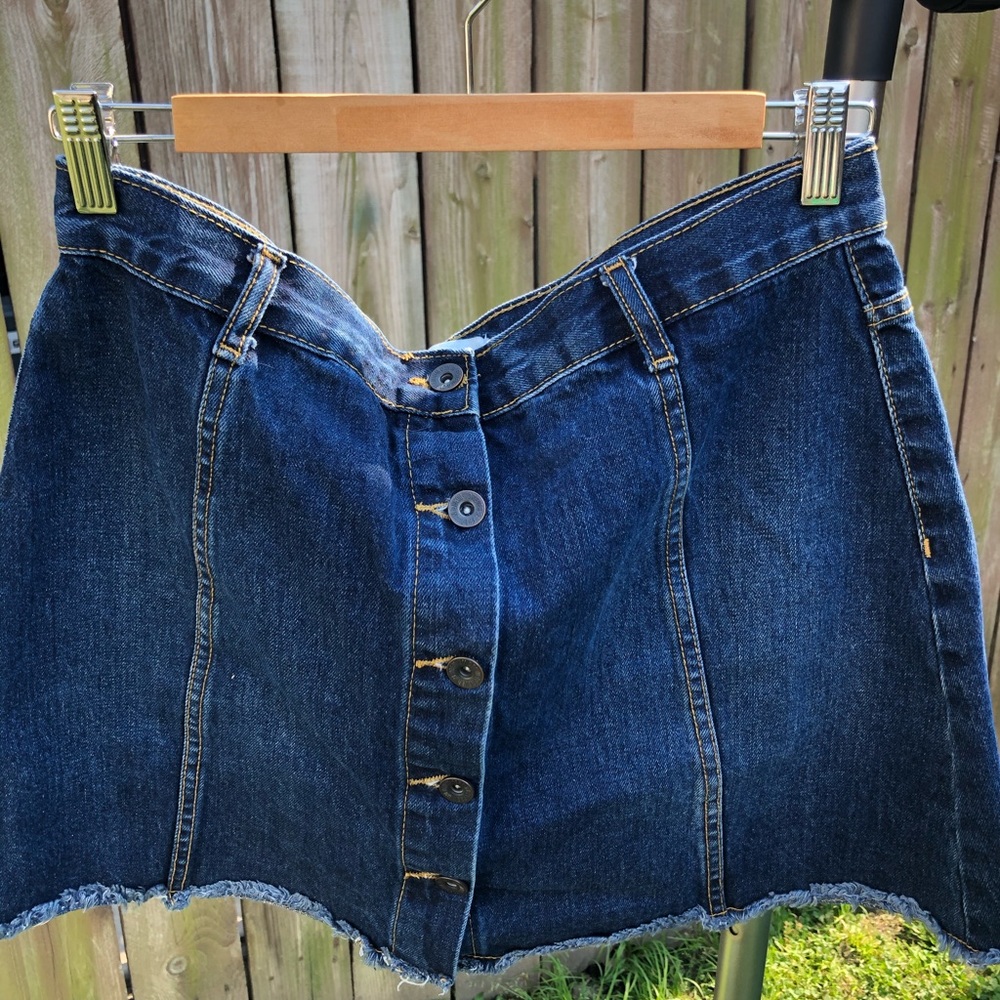 JEAN MINI SKIRT FOREVER 21